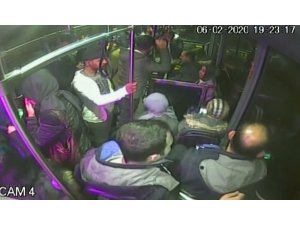 Baygınlık geçiren kadın otobüsle hastaneye yetiştirildi