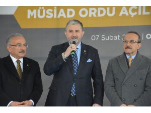MÜSİAD Ordu Şubesinin açılışı gerçekleştirildi
