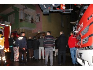 Soba evi yaktı