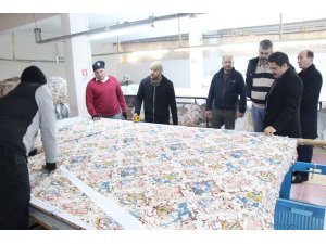 Şaphane’de tekstil fabrikası 40 kişiye istihdam sağlıyor