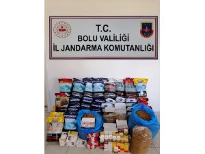 Bolu’da jandarmadan kaçak sigara operasyonu: 1 göazaltı
