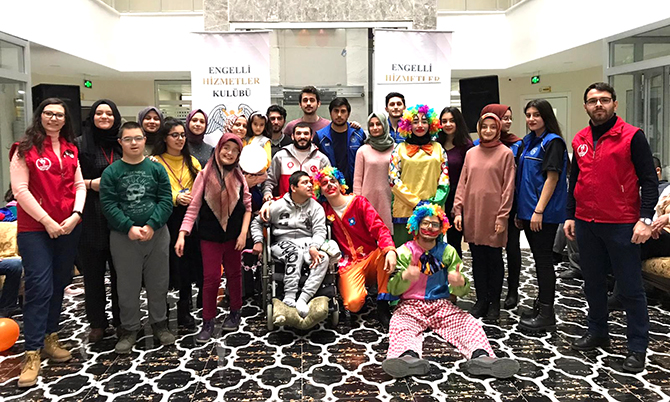Özel çocukları sevindiren etkinlik