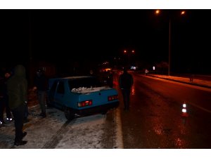 Gizli buzlanma kazaya yol açtı: 1 yaralı