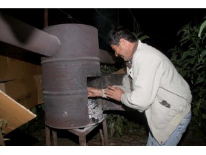 Fethiye’de sera üreticisinin sobalı don nöbeti