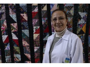 Ninelerinden kalan parça kumaşlarla "kırkyama" yorgan yaptılar