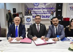 Biga Belediyesinde toplu iş sözleşmesi imzalandı