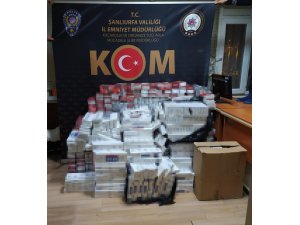 Şanlıurfa’da 10 bin 200 paket kaçak sigara ele geçirildi
