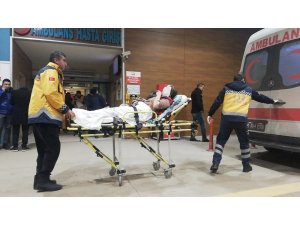 İki aylık hamile kadın ölümden döndü