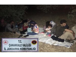 Çanakkale’de 73 mülteci yakalandı