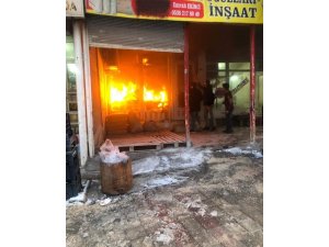 Mazıdağı’nda korkutan yangın
