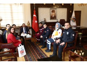 Aksaray'da 112 Günü kutlamaları