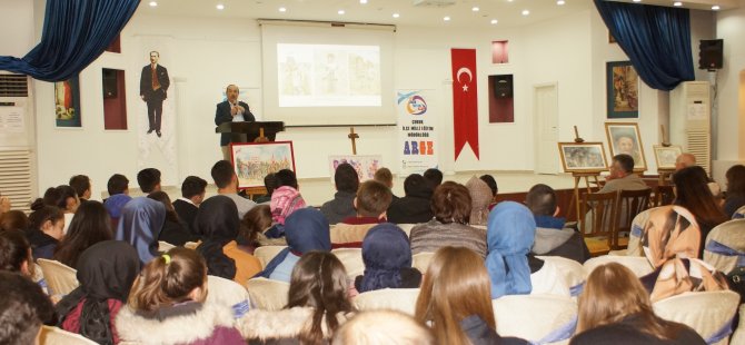 Çubuk Akademisinde "Resim ve Karikatürün Şifresi" semineri
