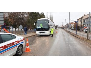 Afyonkarahisar’da bir haftada 116 yolcu otobüsü denetlendi