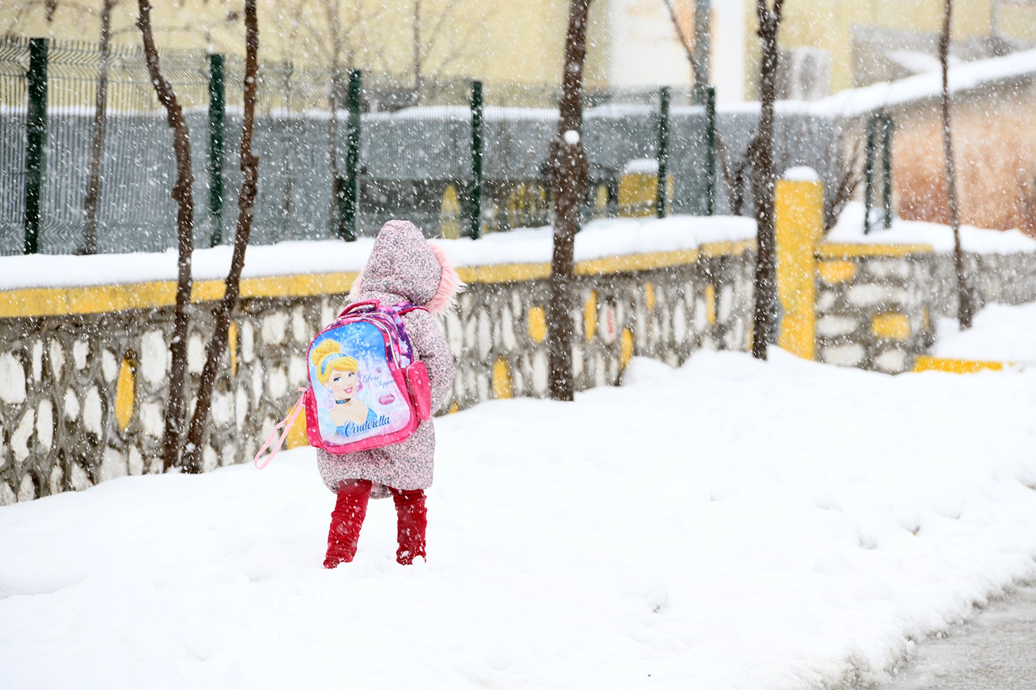 Kayseri'nin 6 ilçesinde eğitime kar engeli