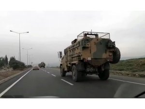 Sınıra zırhlı araç sevkiyatı
