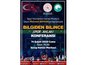 Sinop’ta "Bilgiden Bilince Spor Ahlakı Konferansı" yapılacak