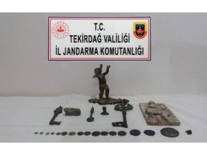 Tekirdağ’da tarihi eser operasyonu