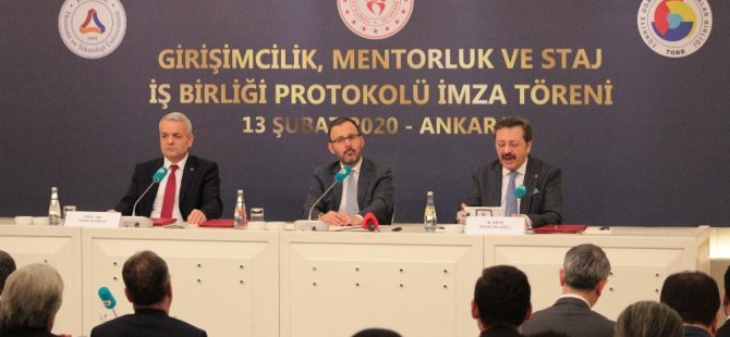 TOBB’da ‘Girişimcilik, Mentorluk ve Staj İş Birliği Protokolü’ imzalandı