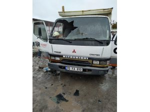 Karaman'da kamyonet yangını