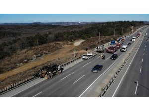 Şile yolunda feci kaza: 1 ölü, 2 yaralı