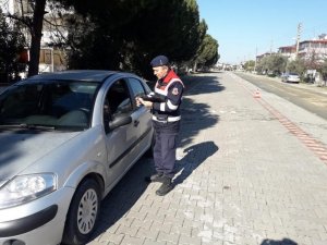 Jandarmadan İzmir genelinde trafik uygulaması