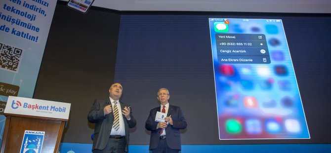 "Başkent Mobil" uygulaması tanıtıldı