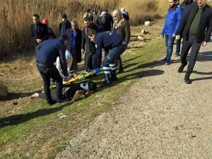 Otomobil şarampole devrildi: 2 yaralı