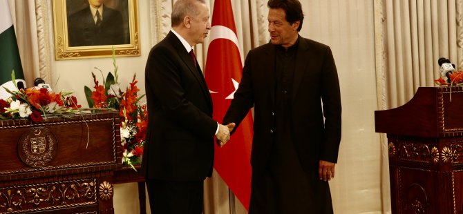 Pakistan Başbakanı Han, Cumhurbaşkanı Recep Tayyip Erdoğan ile ortak basın toplantısında konuştu: (2)