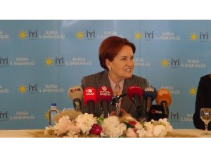 İYİ Parti Genel Başkanı Akşener partisindeki istifalara ilişkin konuştu