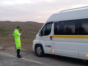 62 araç trafikten men edildi