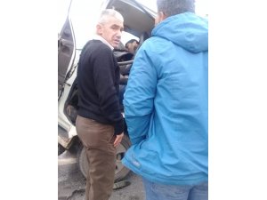 D-100 karayolunda kaza: 1 yaralı