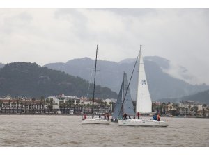 Marmaris Uluslararası Kış Trofesinin 3.ayağı şiddetli yağmura rağmen başladı