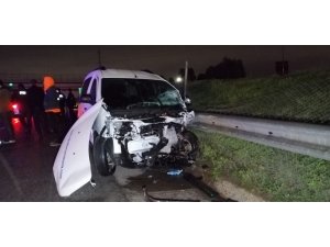 TEM Otoyolunda korkunç kaza: 2 ölü