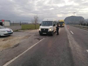 Burdur’da 15 araca 4 bin 943 TL idari para cezası