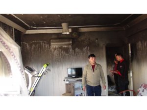 Evde kimsenin olmaması olası faciayı önledi