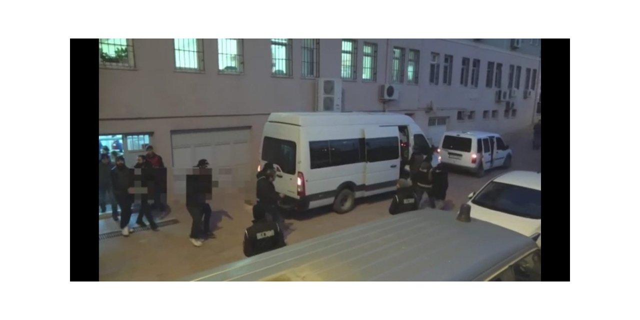 Suç örgütüne yönelik operasyonda 7 kişi tutuklandı