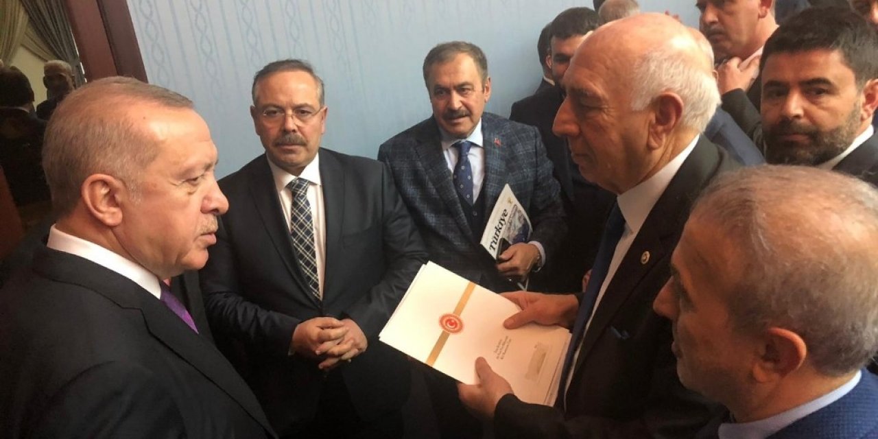 AK Parti’li Kartal Cumhurbaşkanı Erdoğan’la görüştü