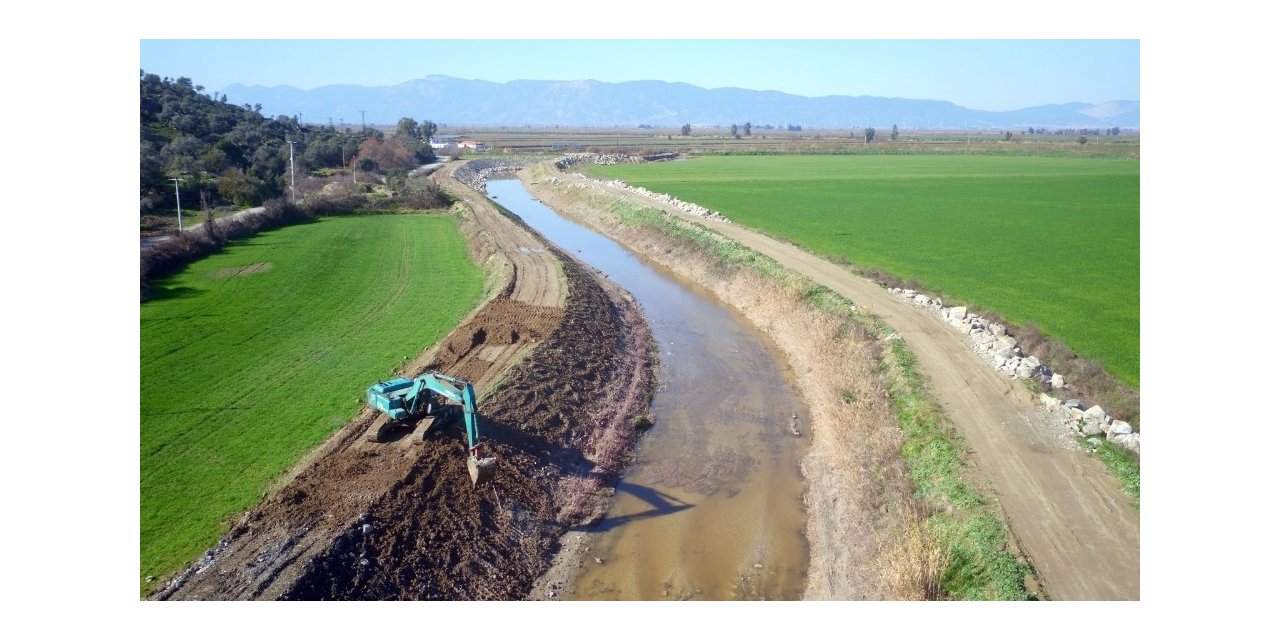 Söke Kisir Çayı ıslah çalışmasında sona yaklaşıldı