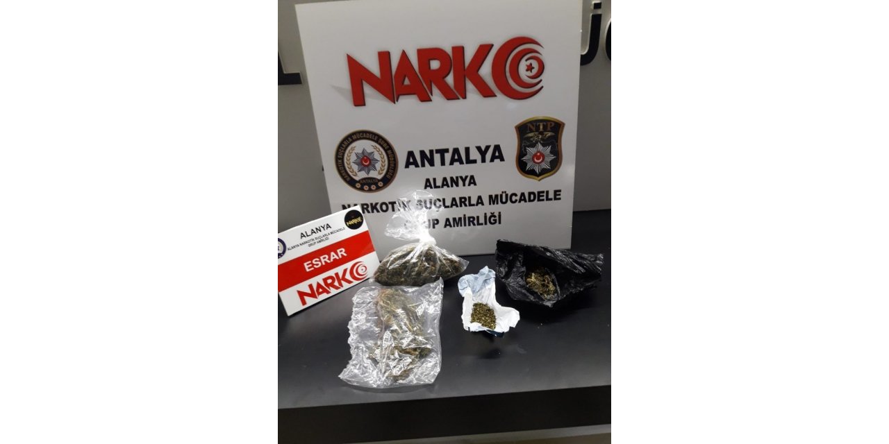 Alanya’da uyuşturucu operasyonu