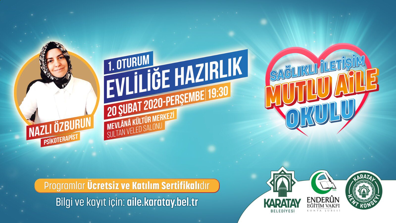 Sağlıklı İletişim Mutlu Aile Okulu başlıyor!