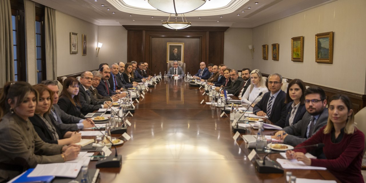 Çankaya Köşkü'nde "İş Kodu Çalışma Grubu" toplantısı