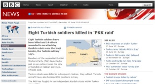 Hain saldırı BBC'de son dakika!