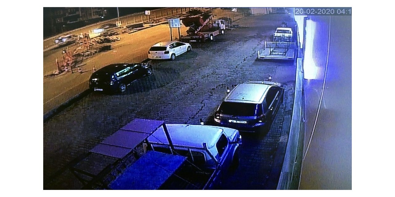 Korkunç kazanın görüntüleri saniye saniye kaydedildi