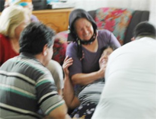 Acı haberle böyle yıkıldılar