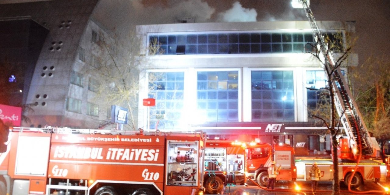 Bahçelievler’de tekstil atölyesinde çıkan yangın söndürüldü