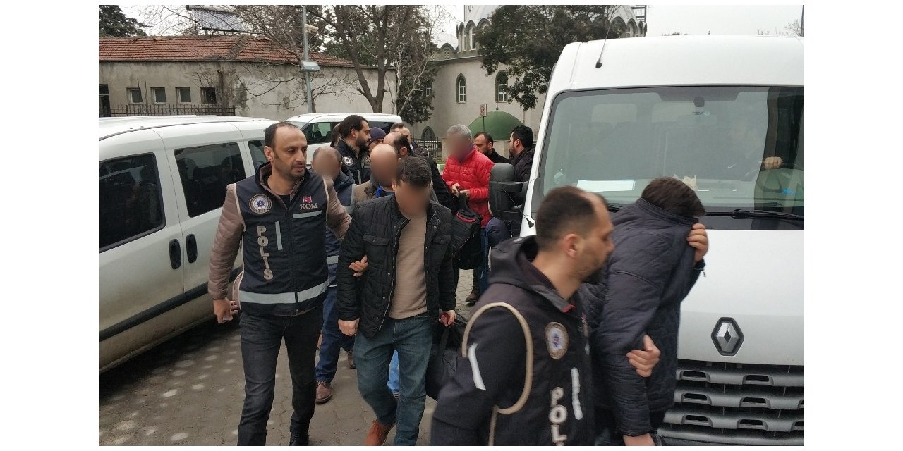 FETÖ’ye komiser yardımcılığı giriş sınavı operasyonundan 8 şahıs adliyede