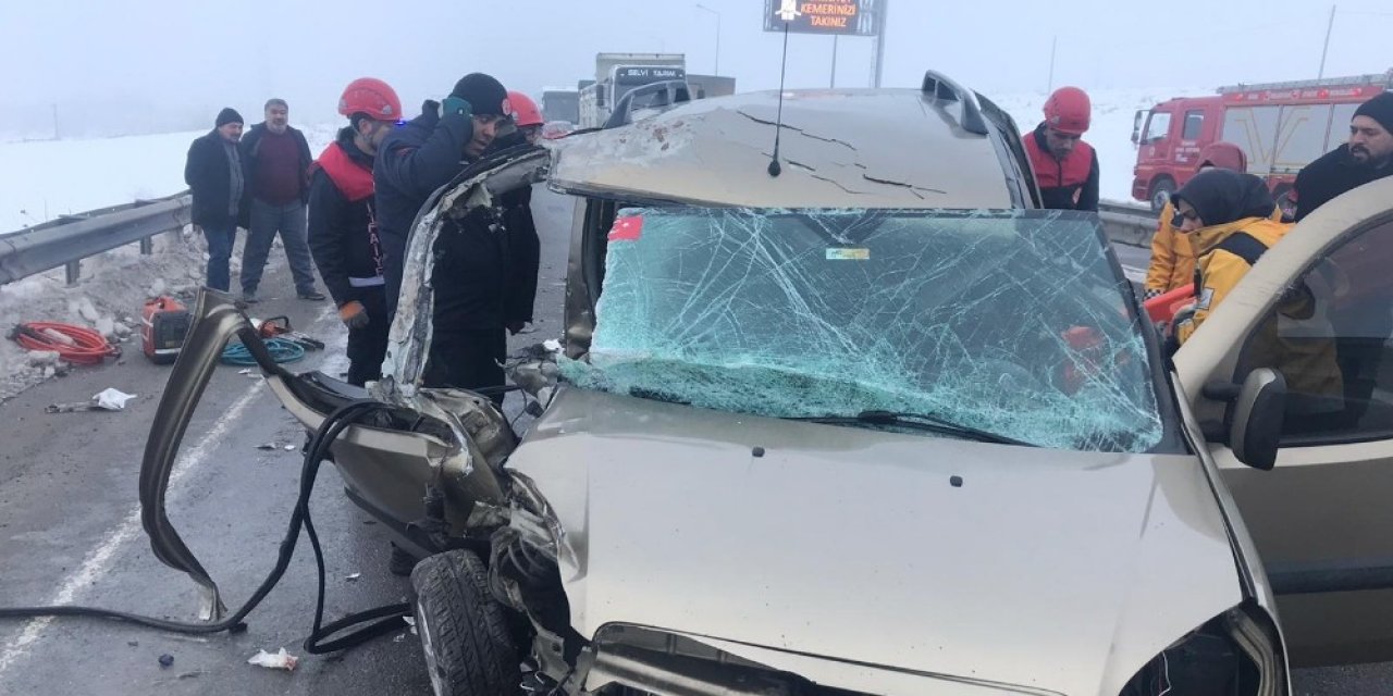 Trafik kazası 5 yaralı
