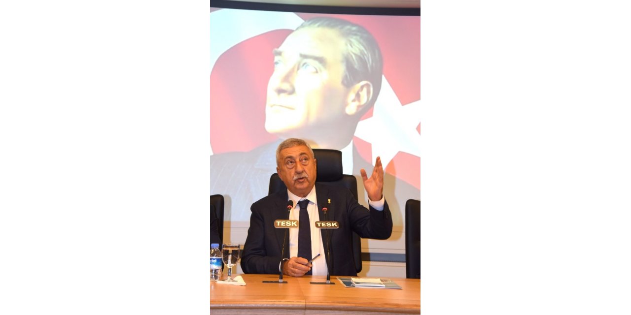 TESK Genel Başkanı Palandöken: “Damlaya damlaya göl, kuruşlarla ise milyar olur”