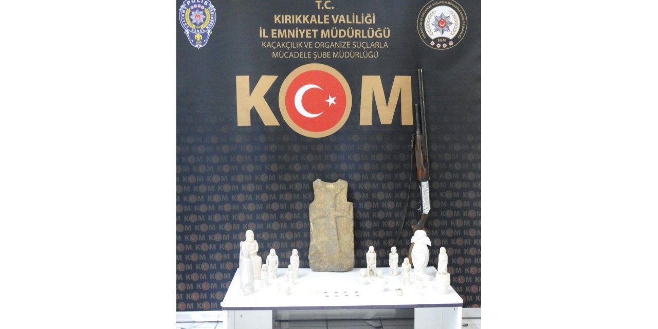 Kırıkkale’de tarihi eser operasyonu