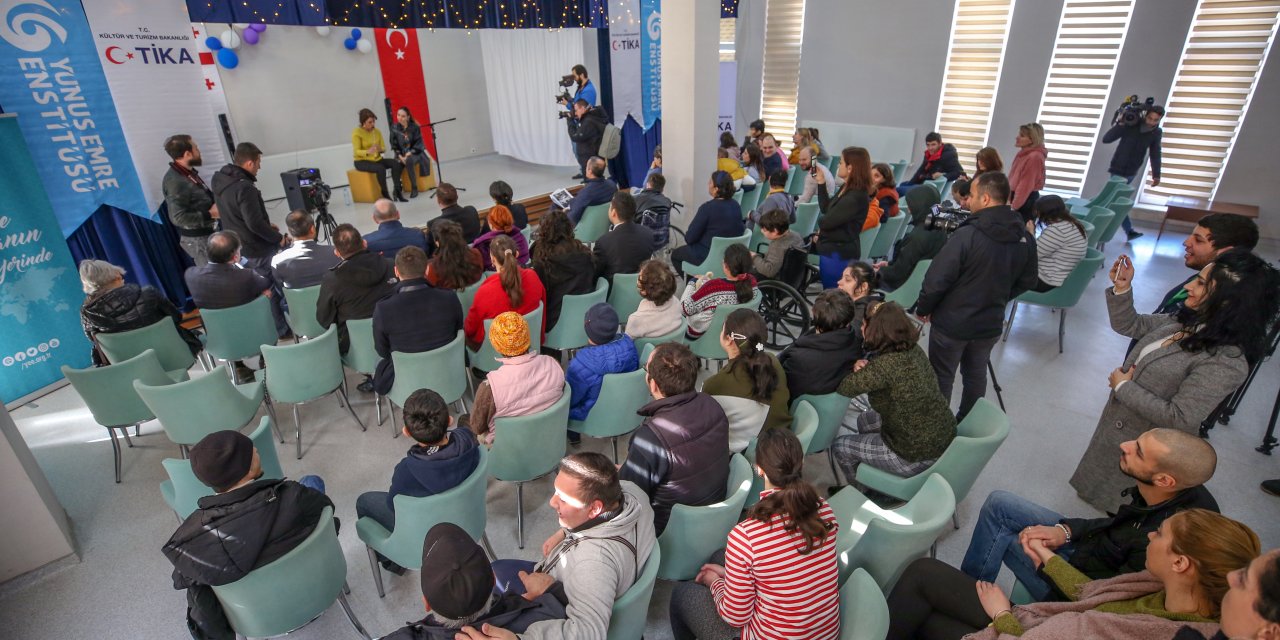 Tiflis'te Yunus Emre Enstitüsü'nden engelliler için anlamlı etkinlik